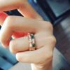 692fc71699f2d84055c88d1c Bvlgari Serpenti Viper Series Smooth Half-Pavé Snakebone Ring