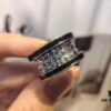 692fc72399f2d84055c88d39 Bulgari! Ceramic Honeycomb Ring, Dual Black Ceramic Couple's Style, S925 Pure Silver Material