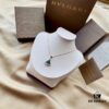 692fc74599f2d84055c88d75 BVLGARI Bvlgari Series Rose Gold Round Stud Earrings and Natural Malachite Fan Pendant Necklace