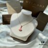 692fc74999f2d84055c88d7d BVLGARI Bvlgari Series Rose Gold Round Stud Earrings & Divas Dream Pink Diamond-Set Fan Pendant Necklace (2020 Limited Edition for Valentine's Day)