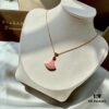 692fc74999f2d84055c88d7f BVLGARI Bvlgari Series Rose Gold Round Stud Earrings & Divas Dream Pink Diamond-Set Fan Pendant Necklace (2020 Limited Edition for Valentine's Day)