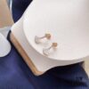 692fc75799f2d84055c88d92 BVLGARI Bulgari Divas' Dream Series Mother-of-Pearl Rose Gold 'Little Skirt' Stud Earrings