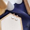 692fc75999f2d84055c88d94 BVLGARI Bulgari Divas' Dream Series Mother-of-Pearl Rose Gold 'Little Skirt' Stud Earrings