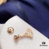 692fc75b99f2d84055c88d97 BVLGARI Bulgari Divas' Dream Series Mother-of-Pearl Rose Gold 'Little Skirt' Stud Earrings