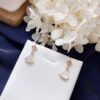 692fc75f99f2d84055c88d99 BVLGARI Bulgari Divas' Dream Series Mother-of-Pearl Rose Gold 'Little Skirt' Stud Earrings