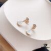 692fc76199f2d84055c88d9c BVLGARI Bulgari Divas' Dream Series Mother-of-Pearl Rose Gold 'Little Skirt' Stud Earrings