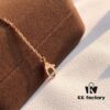 692fc76299f2d84055c88d9f S925 Silver Plated with K-Gold【Bulgari Christmas Limited Edition】Bvlgari DIVAS DREAM Series Rose Gold Necklace, Exquisite Design, Highly Recommended!
