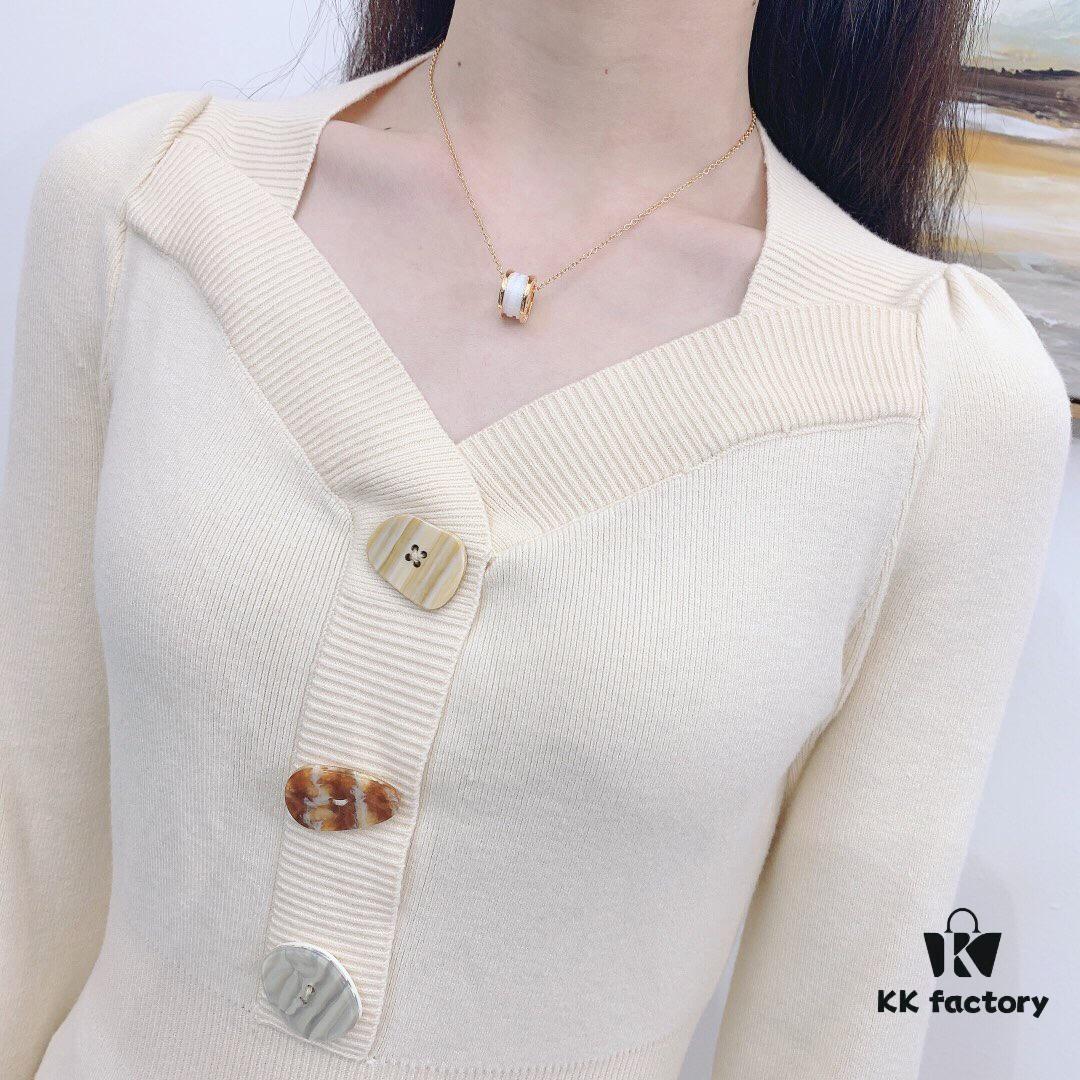 692fc78999f2d84055c88dce Bvlgari B-Zero Ceramic Necklace - Top Ultimate Version, In Stock, Ships Immediately