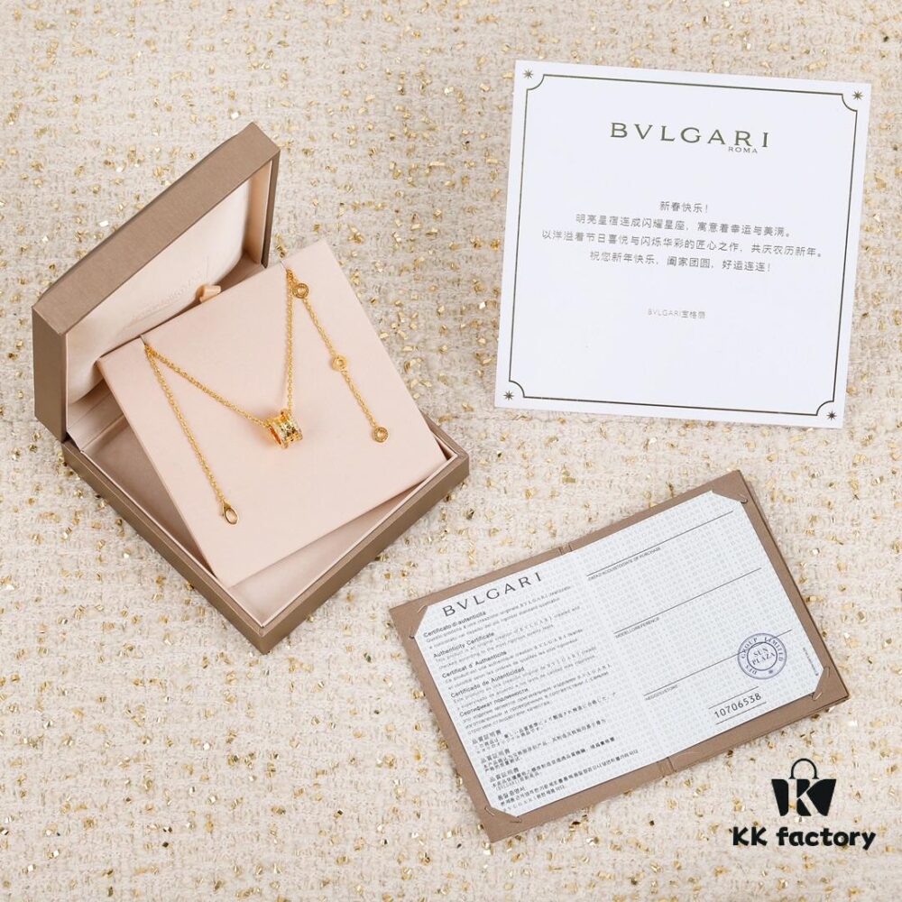 B.zero1 Rock Series 18K Gold Necklace Inspired by the Colosseum