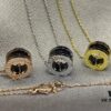 692fc7a399f2d84055c88dec Bulgari New Legend Ceramic Necklace in Bold Design with 925 Sterling Silver Heavily Plated in 18K Gold