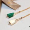 692fc7e599f2d84055c88e49 BVLGARI Bulgari New White Mother-of-Pearl and Malachite Ice-Cream Bracelet