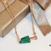 692fc7e899f2d84055c88e4d BVLGARI Bulgari New White Mother-of-Pearl and Malachite Ice-Cream Necklace