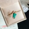 692fc7f199f2d84055c88e57 BVLGARI Bulgari New White Mother-of-Pearl and Malachite Ice Cream Ring