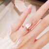 692fc7f299f2d84055c88e59 BVLGARI Bulgari New White Mother-of-Pearl and Malachite Ice Cream Ring