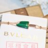 692fc80199f2d84055c88e70 BVLGARI Bulgari New White Mother-of-Pearl and Malachite Ice-Cream Bracelet