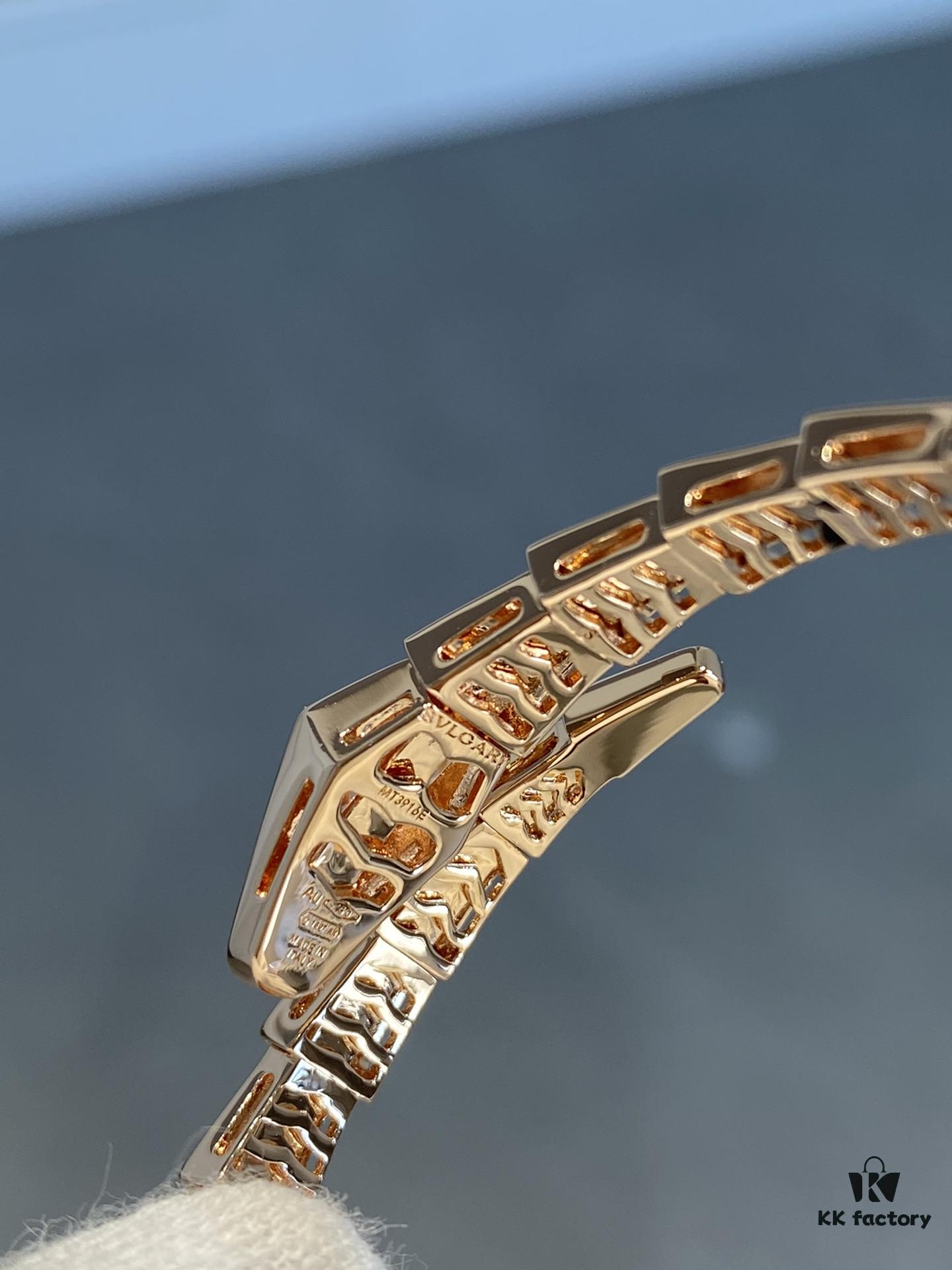 692fc80d99f2d84055c88e82 Bvlgari New Serpenti Snake Bracelet with Diamond-Set Head and Tail