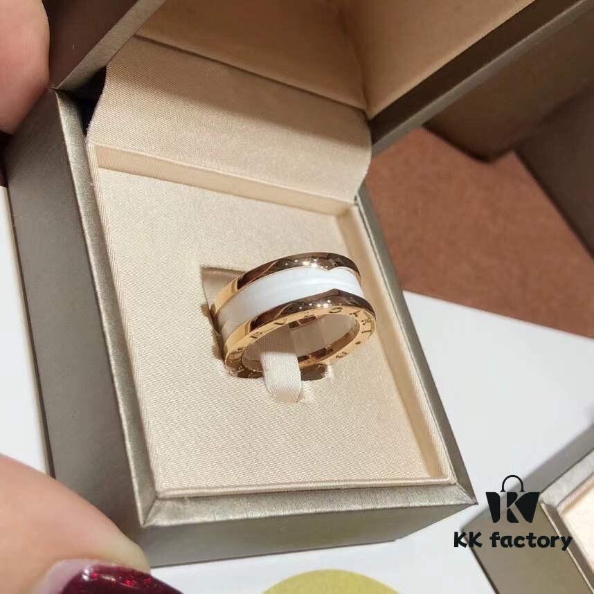 BVLGARI Ceramic Couple Rings 💍