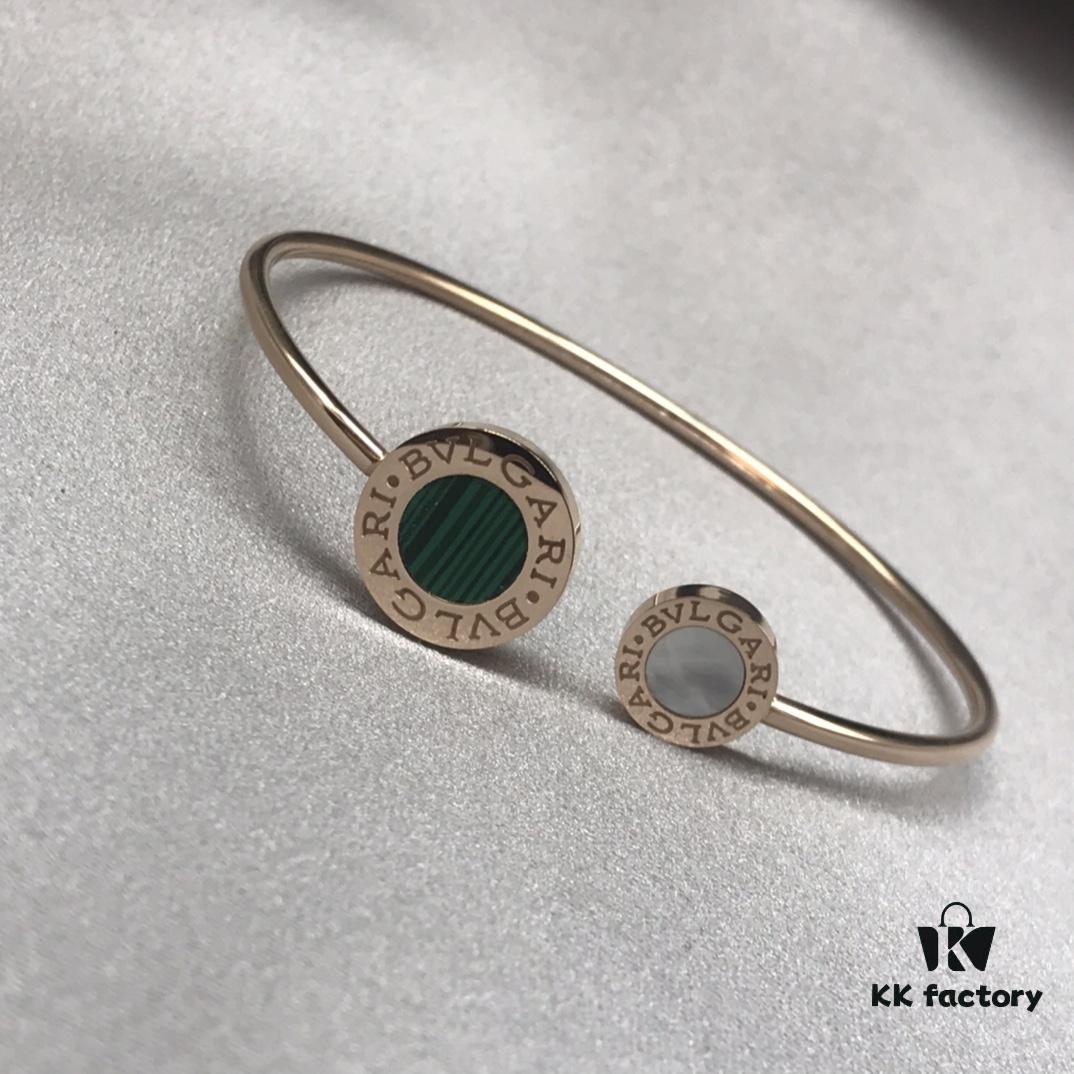 692fc82e99f2d84055c88ebe NEW Bvlgari-style Mother-of-Pearl Bracelet, High-End Custom Design, Solid 925 Sterling Silver with 18K Gold Plating