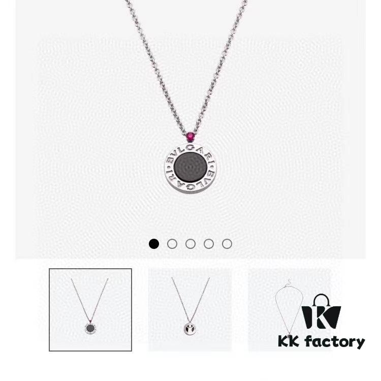 Valentine's Gift ❤️ Bvlgari Charity Red Enamel New Necklace