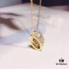 692fc83e99f2d84055c88eda HER*ESH Hermès Classic H Necklace – Latest Arrival in Milk Tea Gray Tone, Elegant and Refined!
