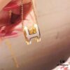 692fc83e99f2d84055c88edb HER*ESH Hermès Classic H Necklace – Latest Arrival in Milk Tea Gray Tone, Elegant and Refined!