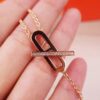 692fc84699f2d84055c88eeb Hermes, Fire Pig Nose Necklace Bracelet, Street-Chic and Super Fashionable! 18K Rose Gold with Thick Gold Plating! Set with Imported High-Carbon Diamonds in Eight Hearts and Eight Arrows Cut, All Stones Precisely CNC-Set to Prevent Stone Loss, Giving a Genuine Look of Real Gold and Real Diamonds!! Necklace Highly Recommended!