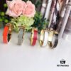 692fc85f99f2d84055c88f0e Bestselling Hermès H Cuff Bracelet! One Size Fits Most (17), 5 Colors Available – Must-Have Stylish Accessory, Universally Flattering, Perfect for Any Style, Hand Shape or Wrist Size! Wear Solo or Stacked for Instant Elegance! Red, White, Black, Orange, Light Green – Each Enamel Hue Paired with Rose Gold or Yellow Gold Edging Offers a Luxurious, Eye-Catching Look.