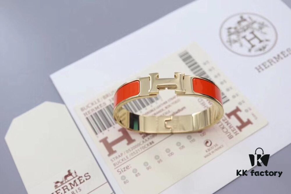 692fc86d99f2d84055c88f28 HERMES Enamel H Bracelet