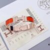 692fc87999f2d84055c88f3d HERMES Enamel H Bracelet - Rose Gold Edge