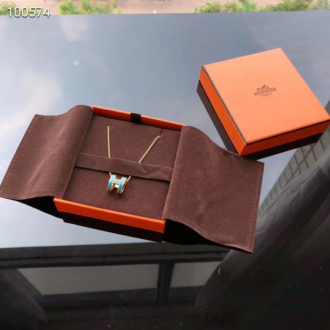 692fc88e99f2d84055c88f65 Hermes Essential Color Enamel Necklace, Curved Design by Paloma Picasso