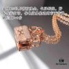 692fc89099f2d84055c88f68 Hermes Constance Amulette Fully Diamond-Encrusted Bag Pendant Necklace, Crafted in Heavy 925 Sterling Silver
