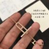 692fc89199f2d84055c88f69 Hermès Porcupine Charm Bracelet in Rose Gold with Diamonds