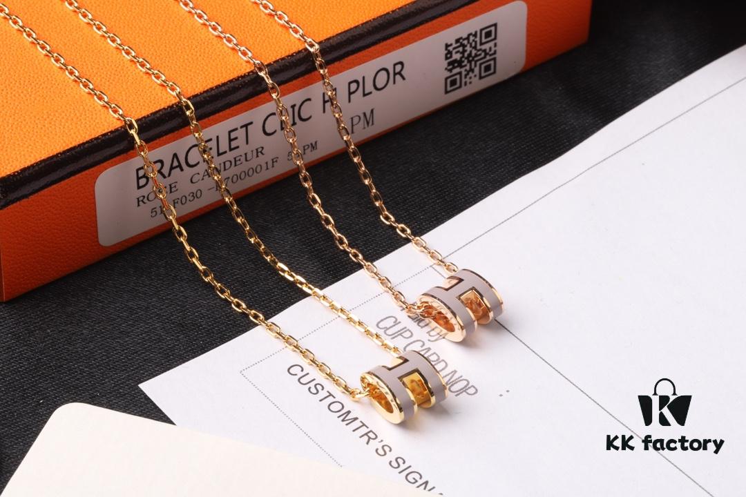 692fc8ae99f2d84055c88f9e Hermès Mini Pop H Series Necklace, Top Perfect Version, In and Out of Boutique with Ease