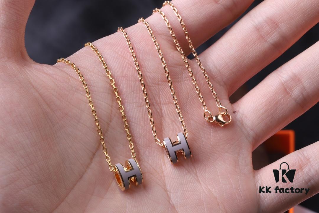 692fc8ae99f2d84055c88f9f Hermès Mini Pop H Series Necklace, Top Perfect Version, In and Out of Boutique with Ease