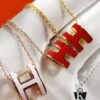 692fc8b999f2d84055c88fb1 Mini POP Hermès H Enamel Pendant Necklace