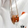 692fc8bd99f2d84055c88fb8 Mini POP Hermès H Necklace, Each with Unique Code, Mijin Electroplating! Hermès Enamel Curved H Necklace, Gold, Rose Gold, and White Gold Chain Options, Official Store Logo Anti-Counterfeit Tag