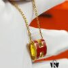 692fc8c399f2d84055c88fbf Mini POP Hermès H Enamel Pendant Necklace