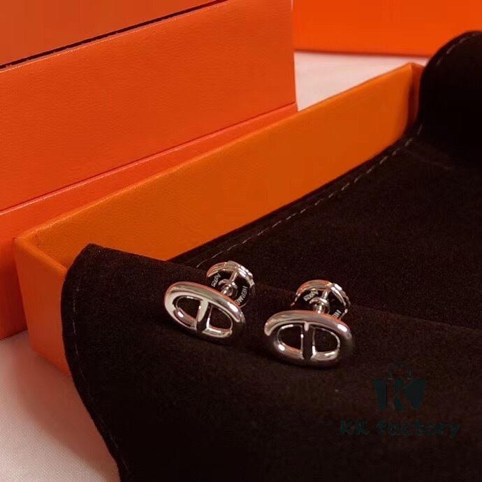 692fc8cd99f2d84055c88fd4 Mini Hermès Pig Nose Stud Earrings / Necklace, Trendy and Fashionable