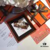 Hermès New H-Initial Enamel Bangle Bracelet
