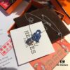 692fc8f299f2d84055c89018 Hermès New Leather Lock Necklace in Rose Gold & White Gold