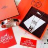 692fc8f699f2d84055c89020 Hermès Bracelet & H Necklace Set - Premium Quality, Rose Gold & Classic Black, Long-Lasting Color