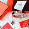 692fc8f699f2d84055c89023 Hermès Bracelet & H Necklace Set - Premium Quality, Rose Gold & Classic Black, Long-Lasting Color