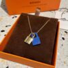 692fc90699f2d84055c89047 Hermès O'Kelly Lock Necklace, Premium Brass with Thick Gold Plating, Adjustable Chain Length, Multiple Colors Available for Versatile Styling