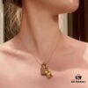 692fc90799f2d84055c8904b Hermès O'Kelly Lock Necklace, Premium Brass with Thick Gold Plating, Adjustable Chain Length, Multiple Colors Available for Versatile Styling