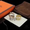 692fc90c99f2d84055c89056 Hermès Classic H-Clasp Enamel Ring 💍 A Beautiful Touch of Color to Your Fingertip All Year Round