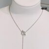 692fc91599f2d84055c89069 Hermes Finesse Series, Small Q, New Silver Color, Y-Necklace and Bracelet