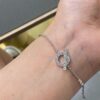 692fc91599f2d84055c8906b Hermes Finesse Series, Little Q, New Silver Color, Y-Shaped Necklace and Bracelet