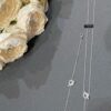 692fc91699f2d84055c8906e Hermes Finesse Series, Little Q, New Silver Color, Y-Shaped Necklace and Bracelet
