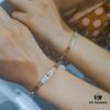 692fc92499f2d84055c8908b New Arrival Hermès Kelly Series Bracelet, Pure Silver with Thick Gold Plating, Standard 18K Rose Gold Tone, Lightweight and Elegant Design, Iconic Kelly Lock Closure, A Must-Have Accessory for Stylish Women