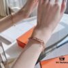 692fc92699f2d84055c8908d New Arrival Hermès Kelly Series Bracelet, Pure Silver with Thick Gold Plating, Standard 18K Rose Gold Tone, Lightweight and Elegant Design, Iconic Kelly Lock Closure, A Must-Have Accessory for Stylish Women